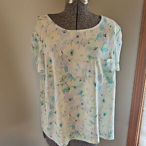 Lauren Conrad floral blouse